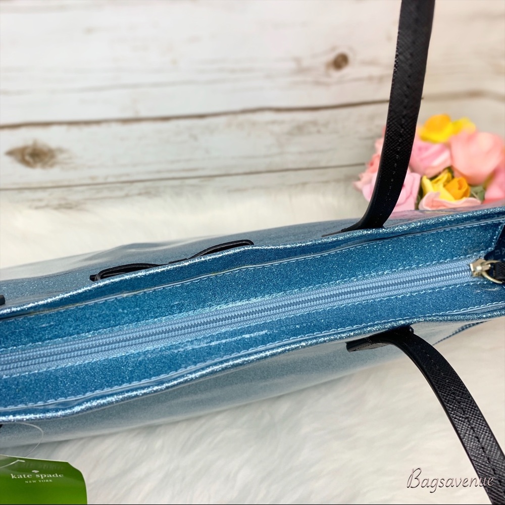 Kate Spade Taden WKRU3542 Mavis street blue tote - Picture 5 of 8